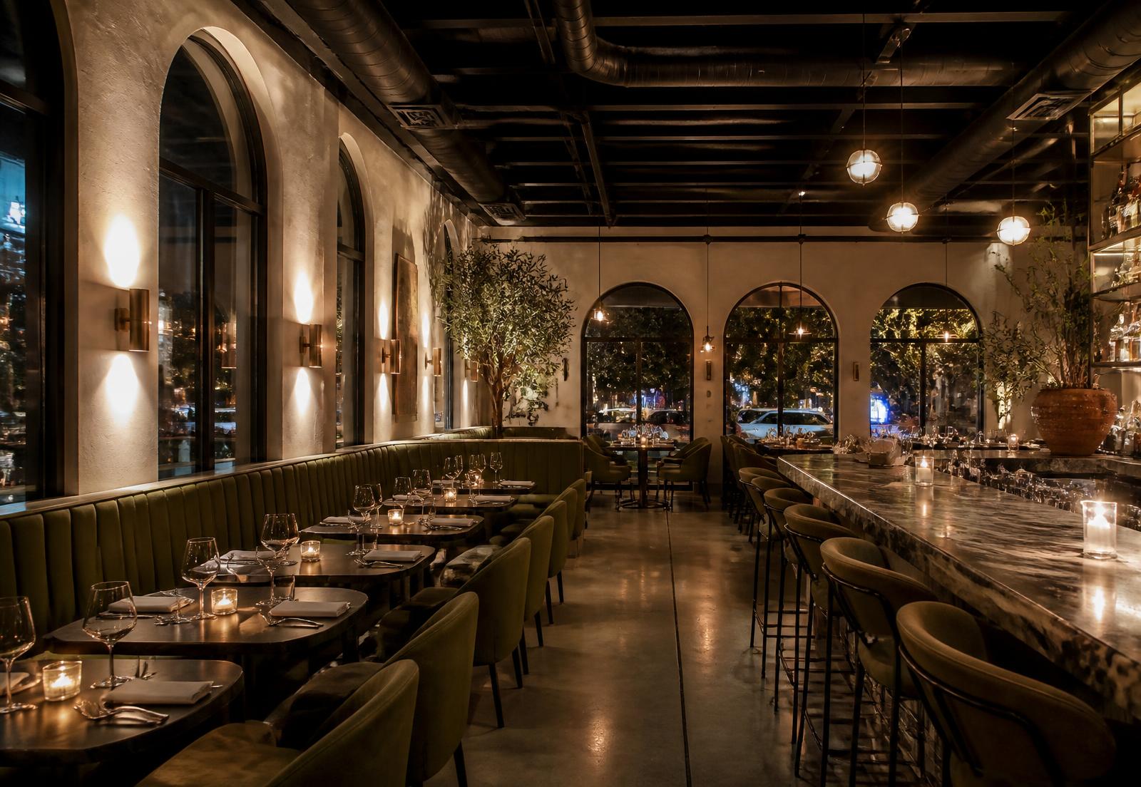 Ember & Olive dining room